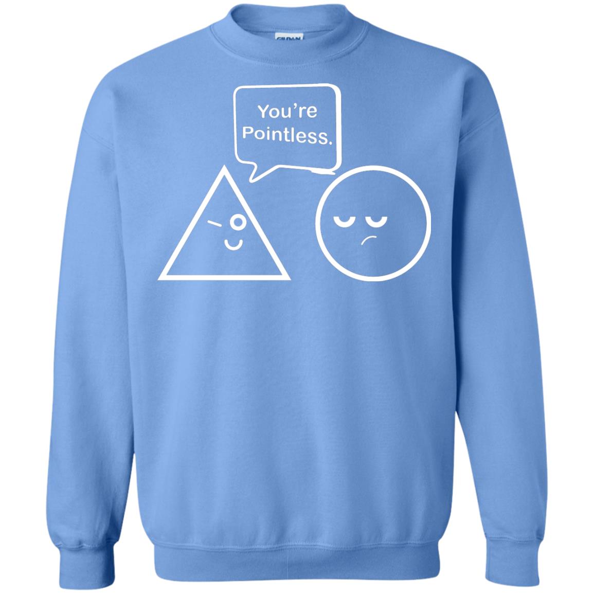 Math Lover T-shirt You're Are Pointless Carolina Blue