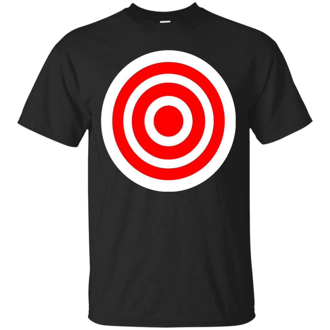 Funny Practice Bulls Eye Board Game Target T-shirt Black