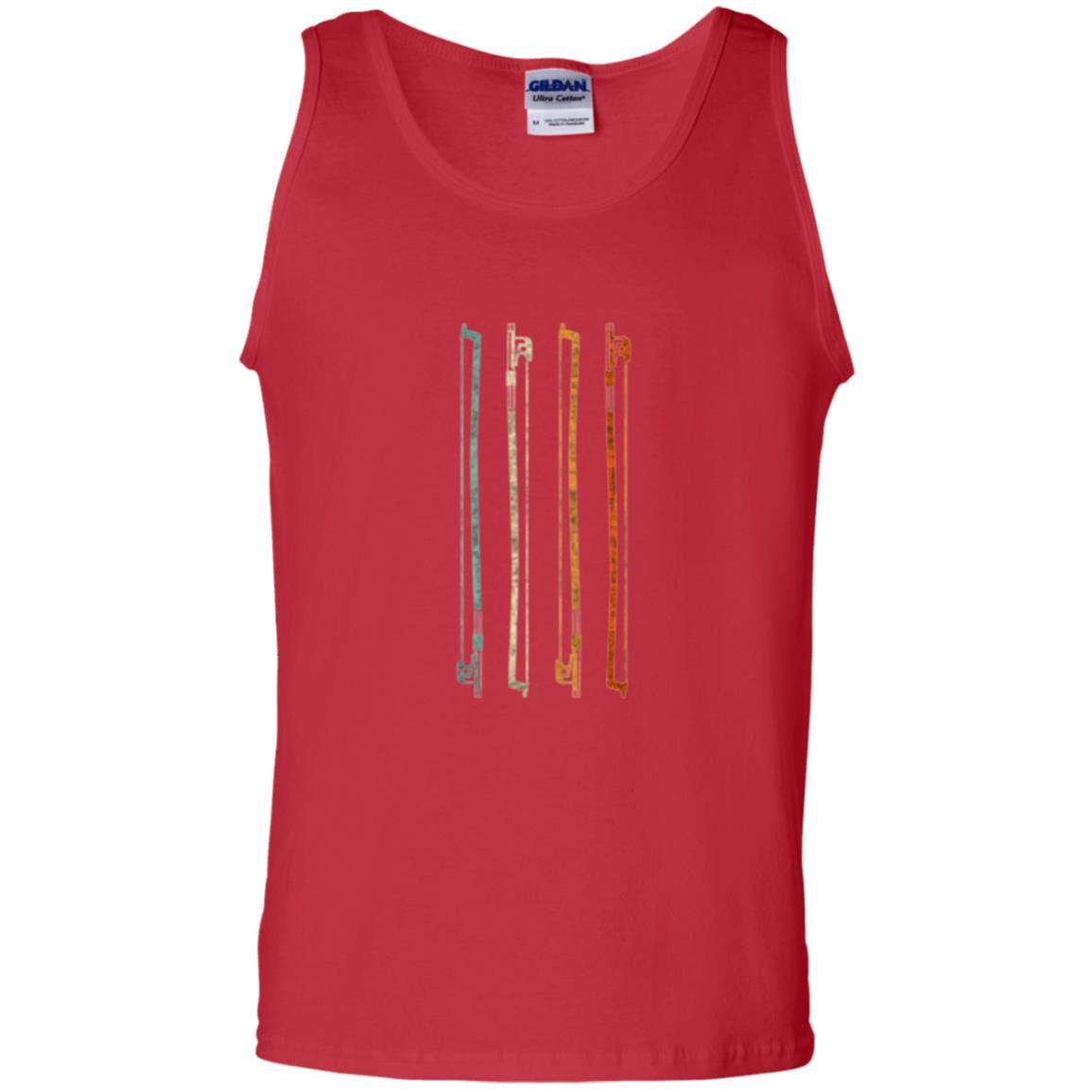 String Player T-shirt Vintage Retro 70s Orchestra Red