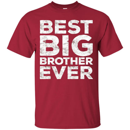 Best Big Brother Ever Family T-shirt Cardinal