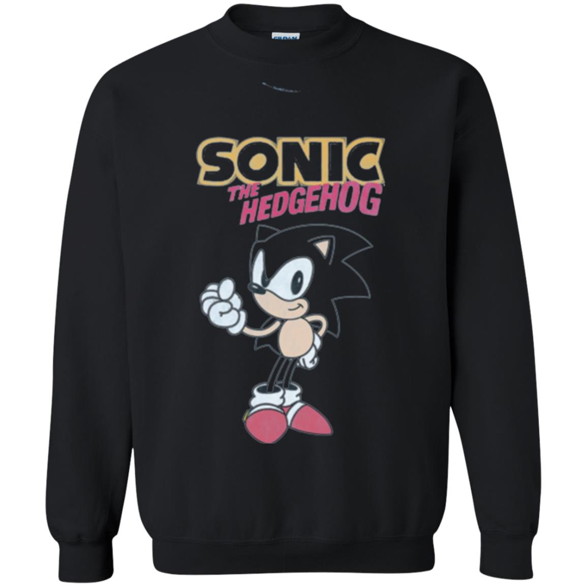 Movie T-shirt Sonic The Hedgehog Black