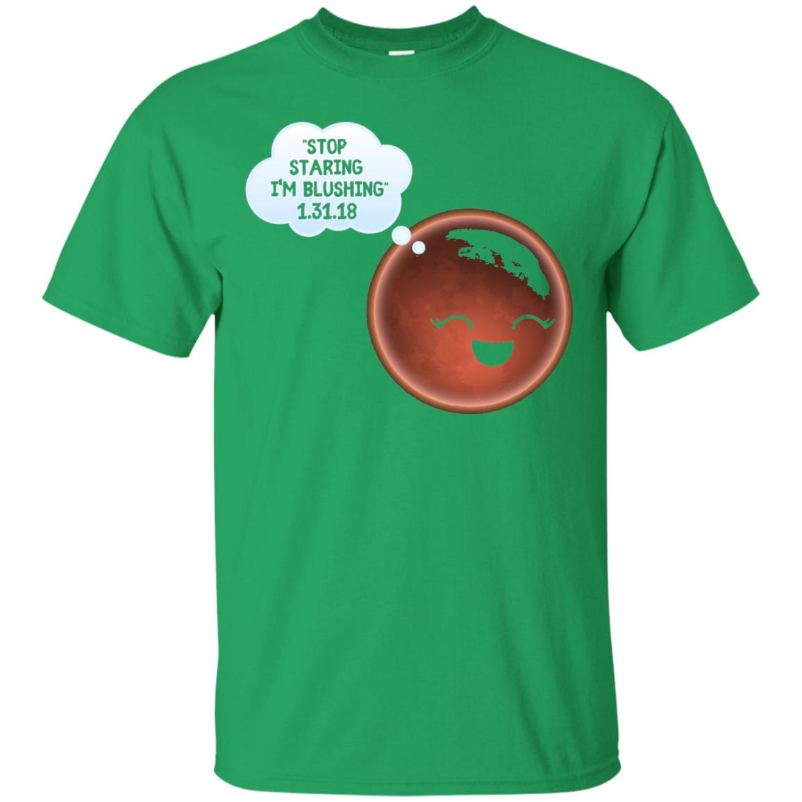 Celestial Total Lunar Eclipse 2018 T-shirt Funny Meme Irish Green
