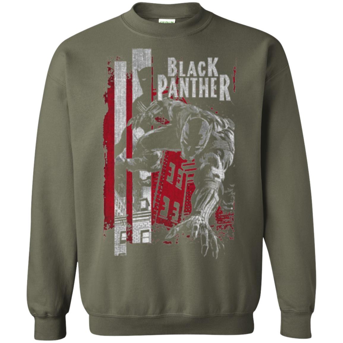 Film T-shirt Panther Lurk Graphic T-shirt Military Green