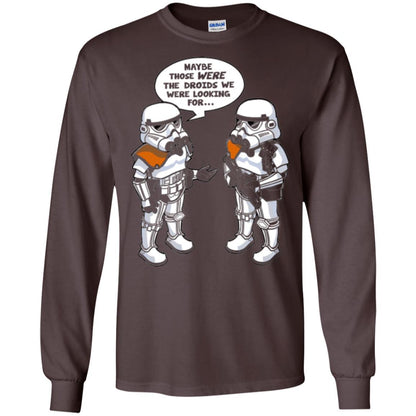 Stormtroopers T-Shirt Maybe Those Were The Droids We Were Looking For Dark Chocolate