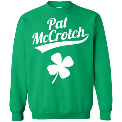 Funny Pat Mccrotch St. Patricks Shamrock T-shirt Irish Green