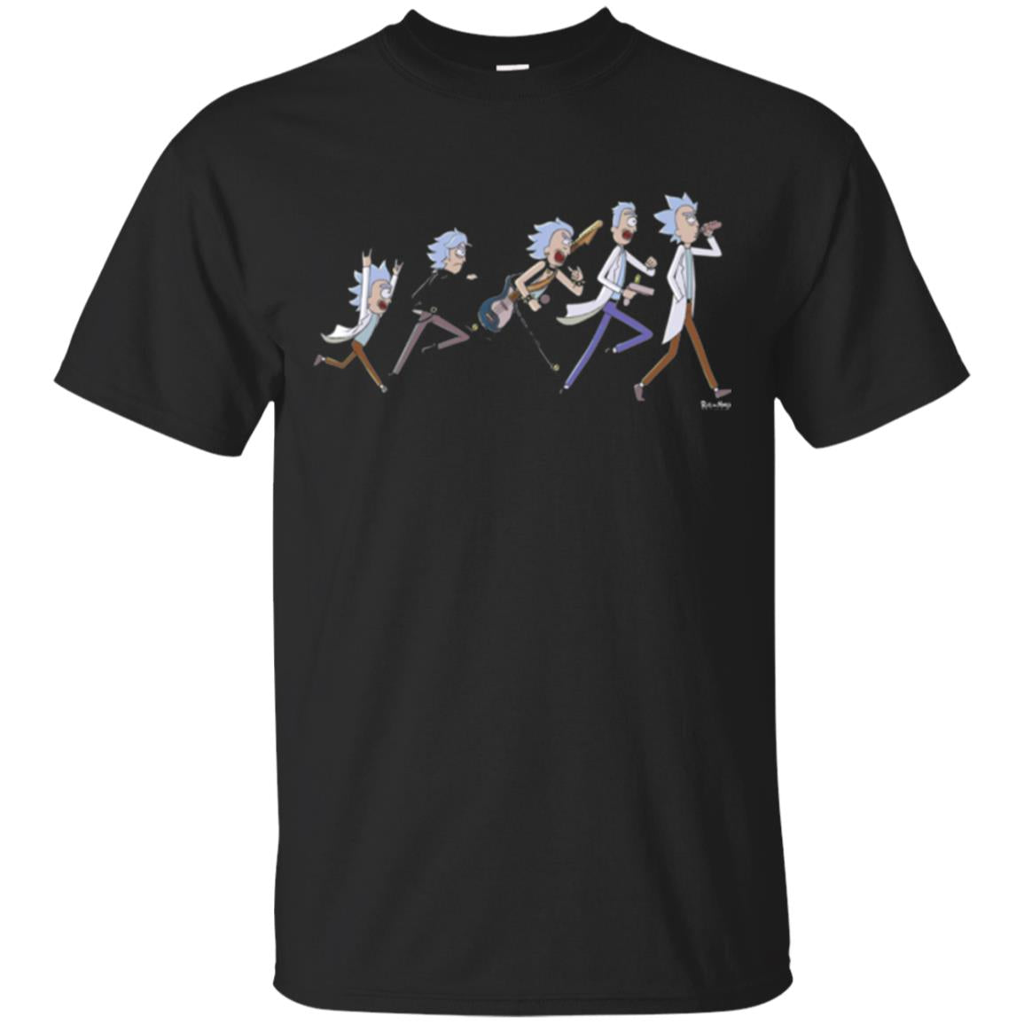 Rick And Morty T-shirt The Life Of Rick Black
