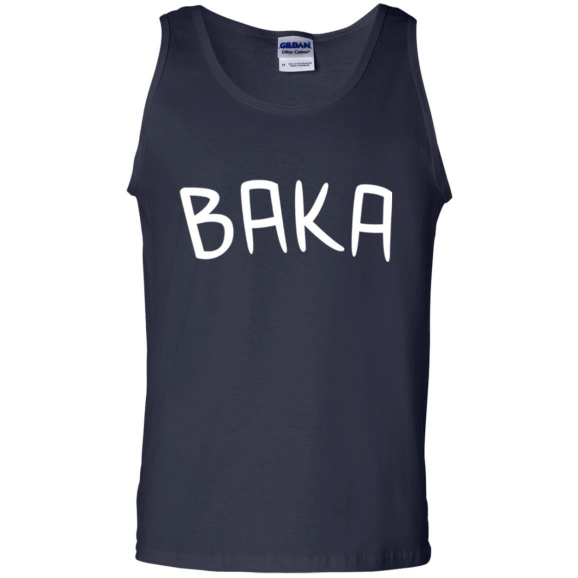 Anime Manga Japanese T-shirt Baka T-shirt Navy