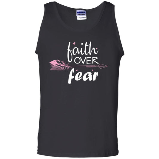 Faith Over Fear Arrow Christian Shirt Black