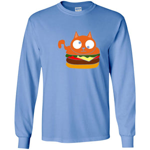 Chibi Kitty Burger Kawaii Cat Lovers Shirt