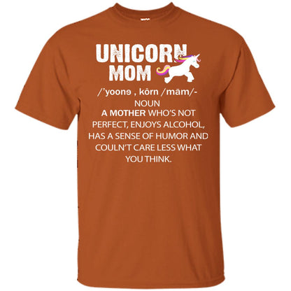 Unicorn Mom Shirt Texas Orange