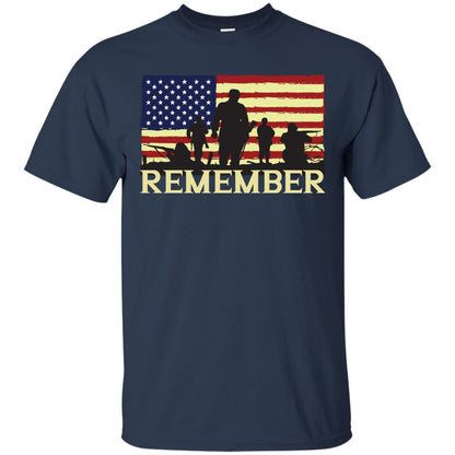 Military Of United States Memorial Day Shirt Navy