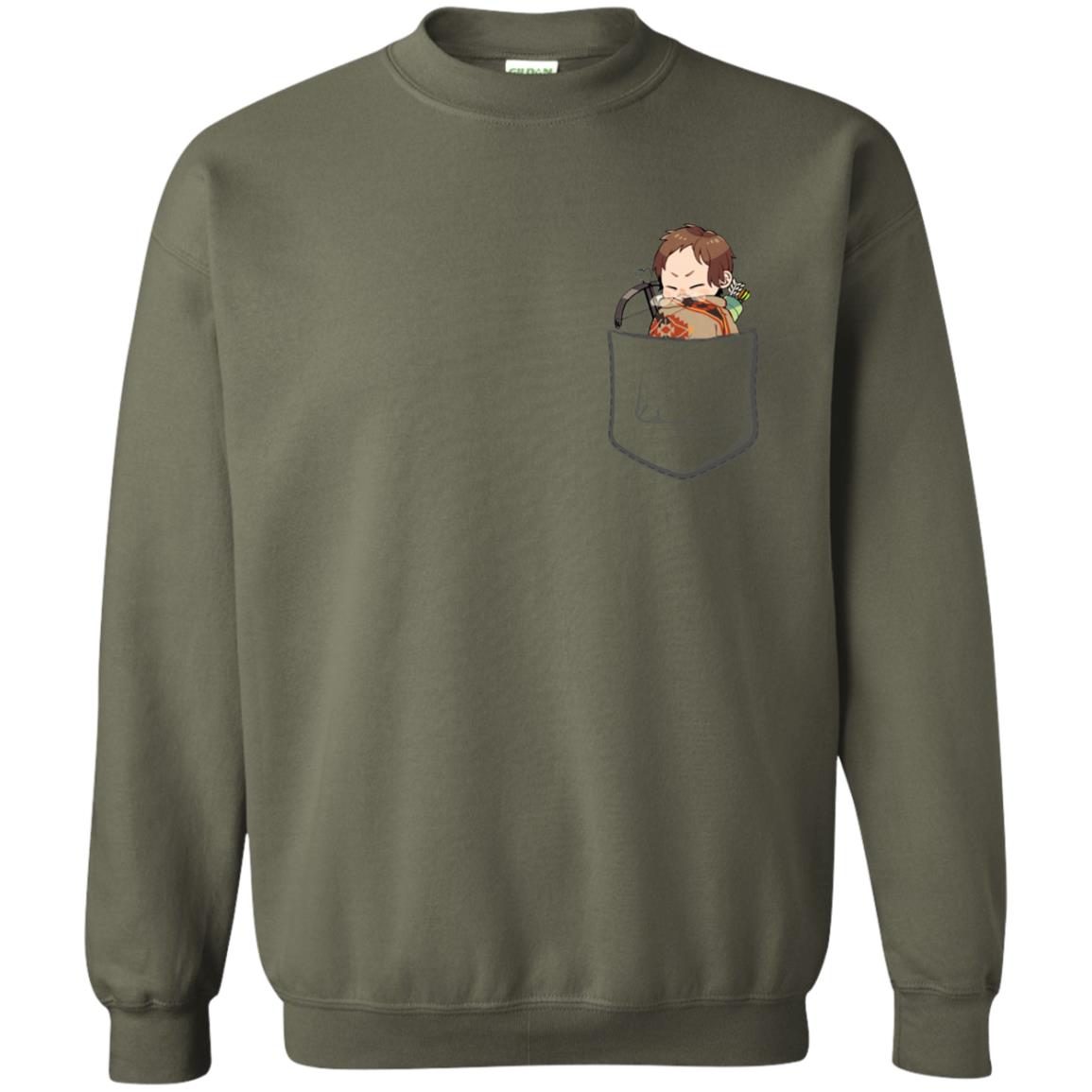 Daryl In Pocket Shirt Military Green