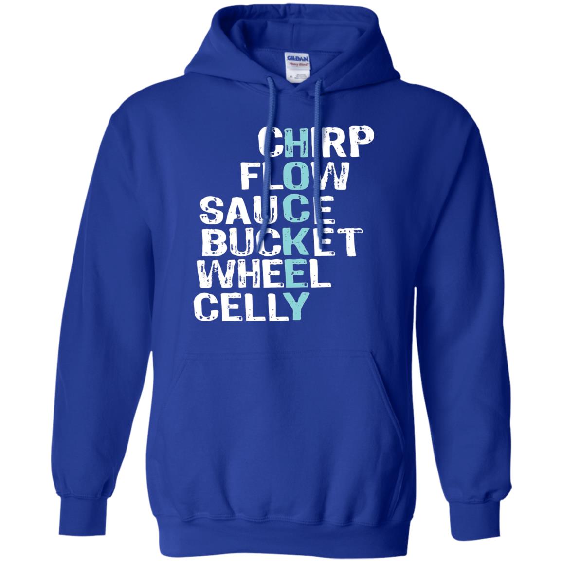 Eat Sleep Hockey Flow Celly Sauce Bucket Flow Wheel Shirt Royal