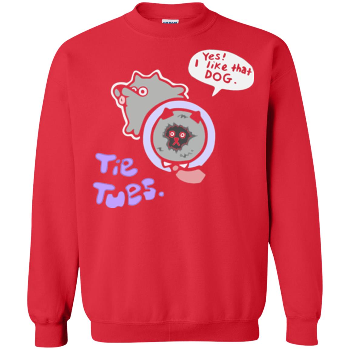 Yes I Like That Dog Tietuesday Dog Lover T-shirt Red