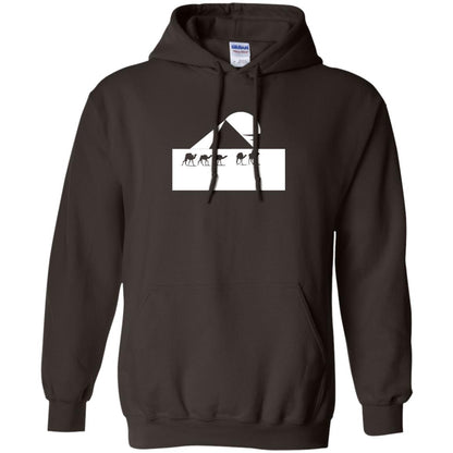 Egyptian Great Pyramid Of Giza T-shirt Dark Chocolate