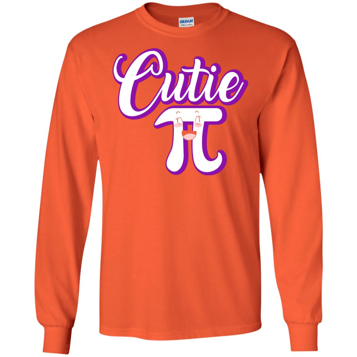 Cutie Pi Math Teacher T-shirt Orange