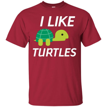 I Like Turtles Gift T-shirt Turtles Lover Cardinal