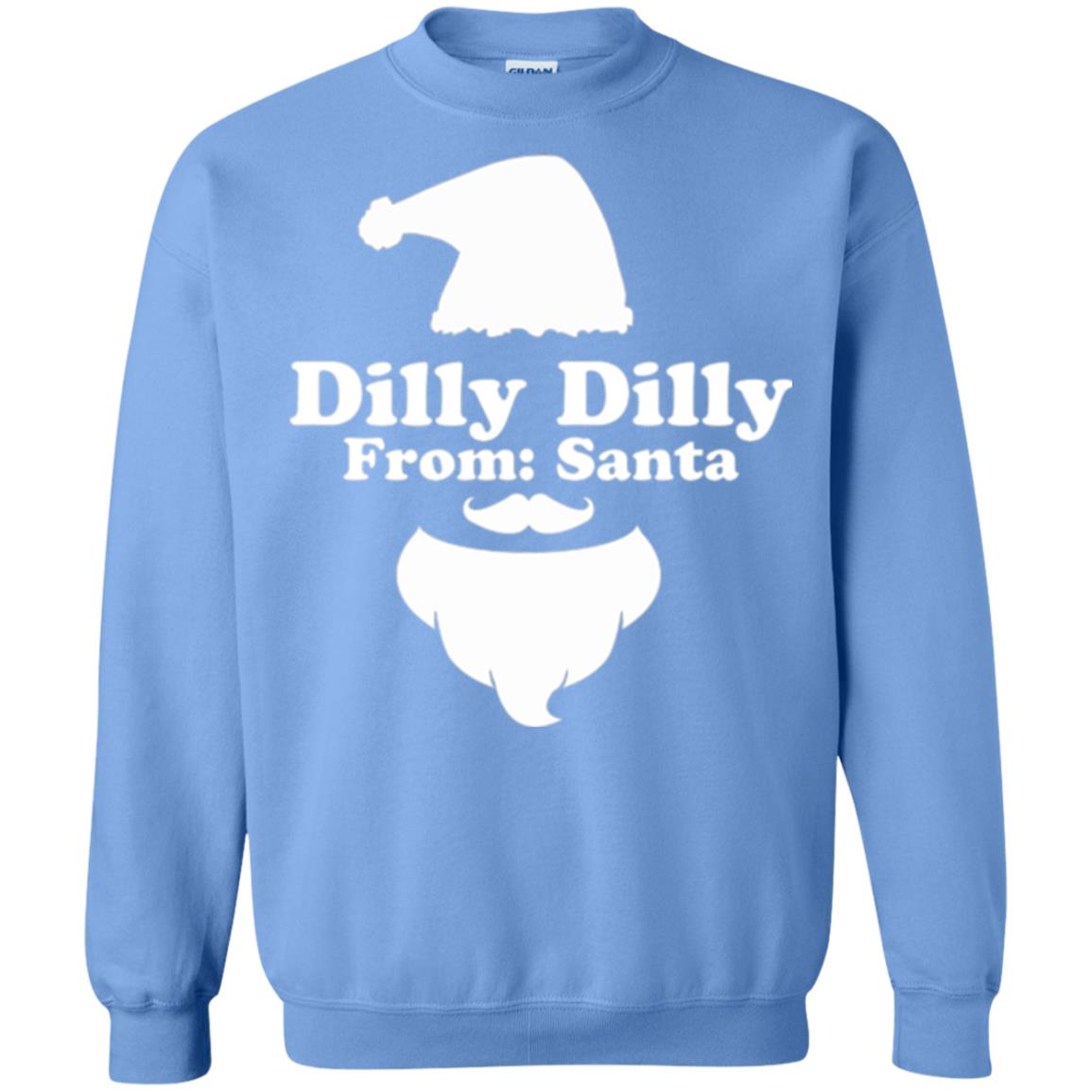 Christmas T-shirt Dilly Dilly From Santa Carolina Blue