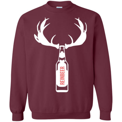 Christmas T-shirt Funny Christmas Reinbeer Maroon
