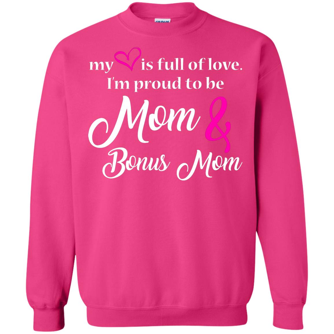 Mommy T-shirt My Heart Is Full Of Love Heliconia