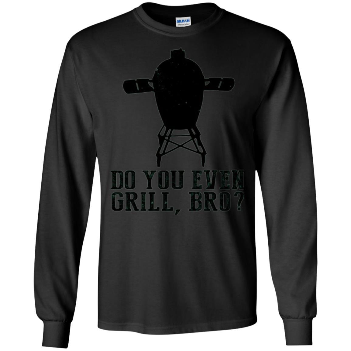 Bbq Grilling T-shirt Do You Even Grill Bro Black