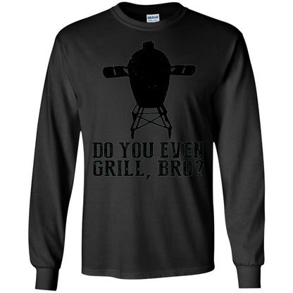 Bbq Grilling T-shirt Do You Even Grill Bro Black