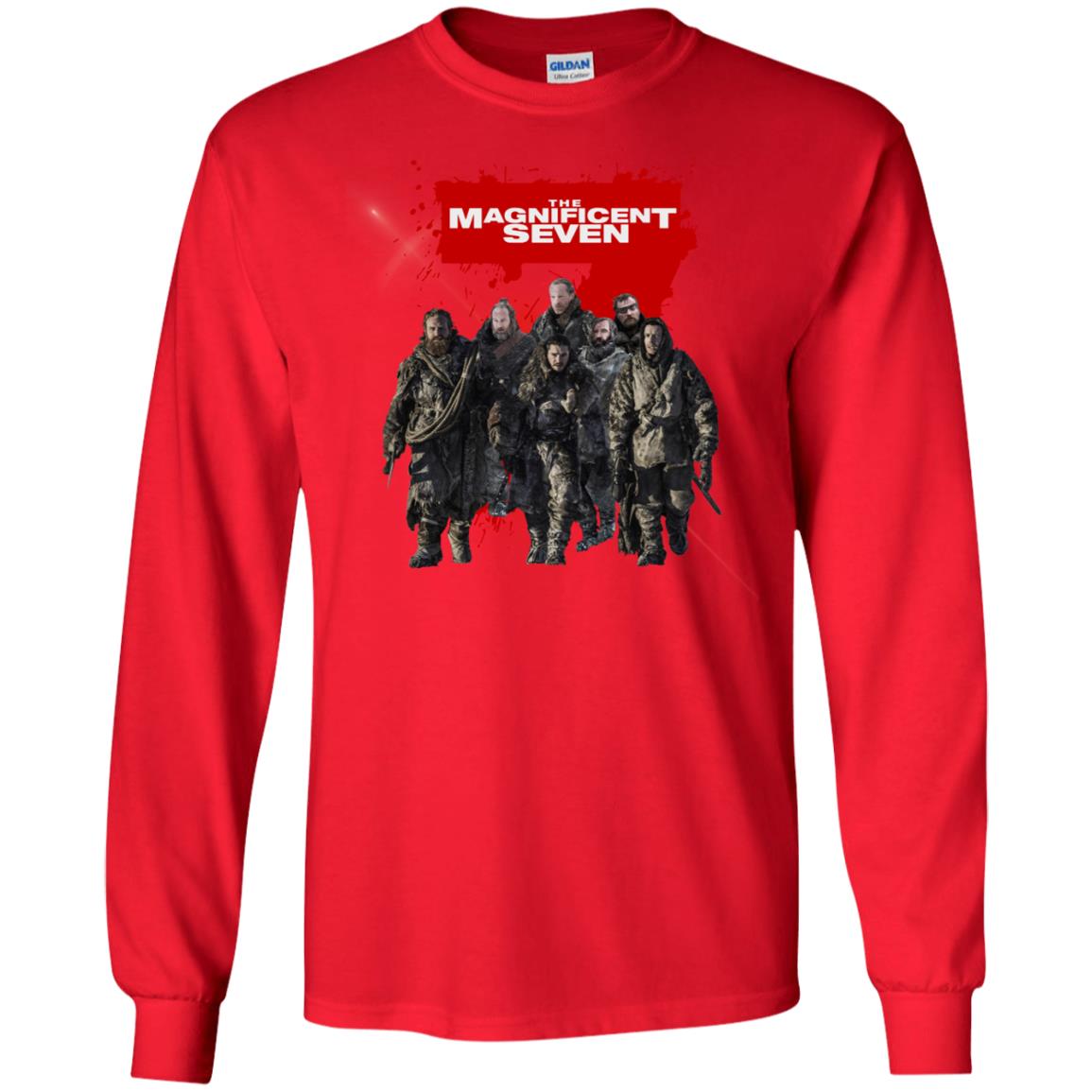The Magnificent Seven Game Of Thrones Version T-shirt Red