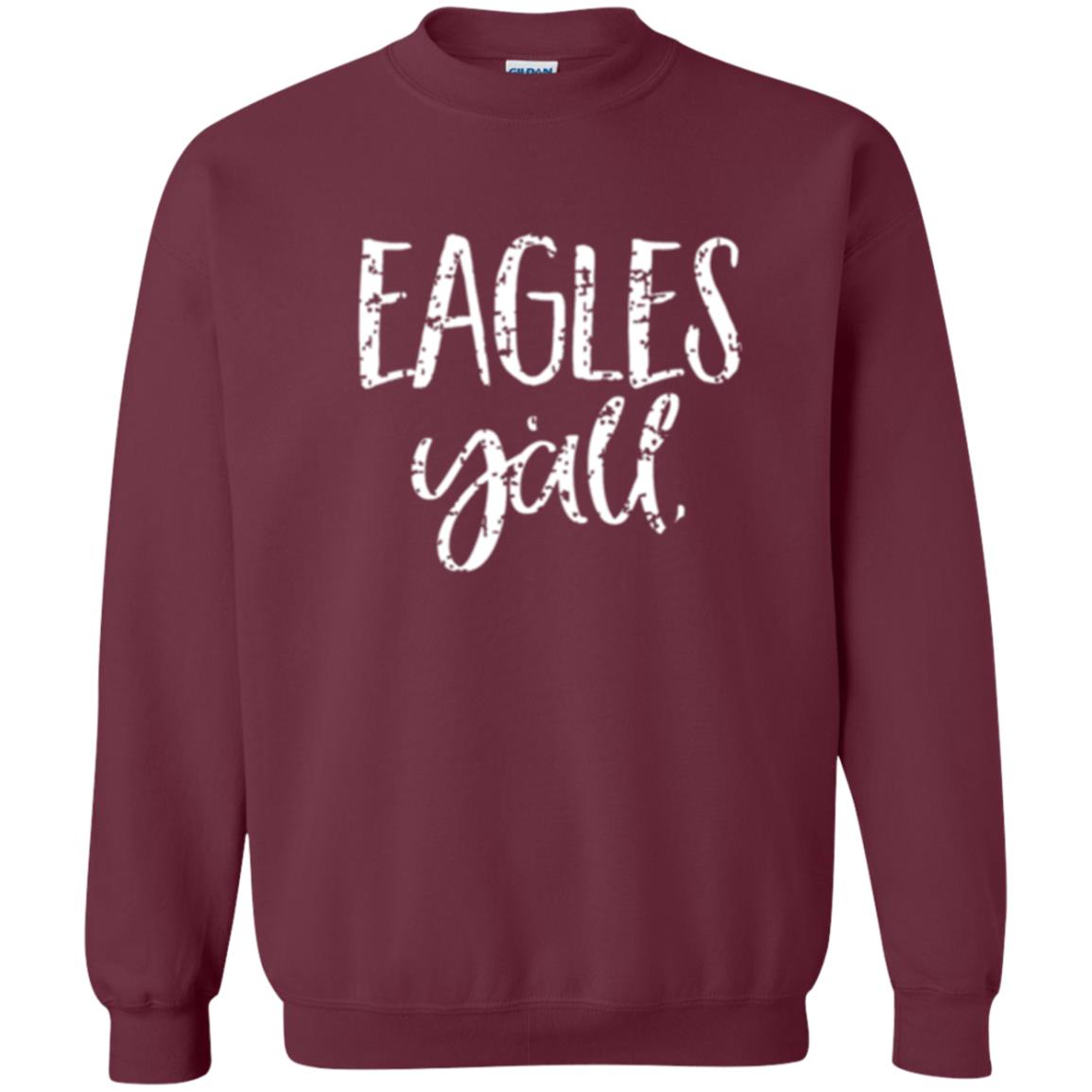 Eagles Y_all Flying Eagles T-shirt Maroon