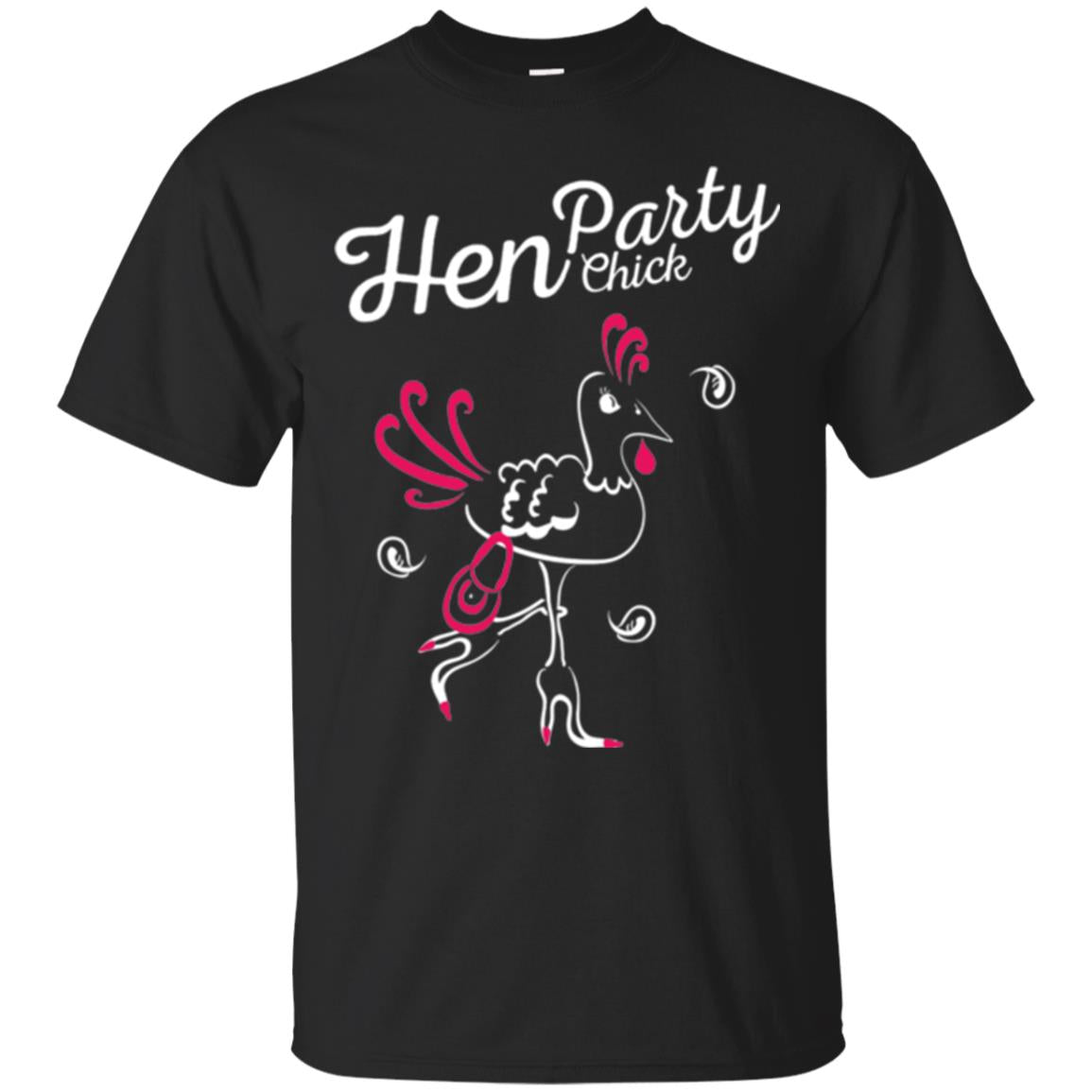 Hen Party Girly Hen Night T-shirt Black