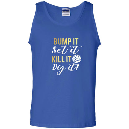 Bump It Set It Kill It Dig It Volleyball Lover T-shirt Royal