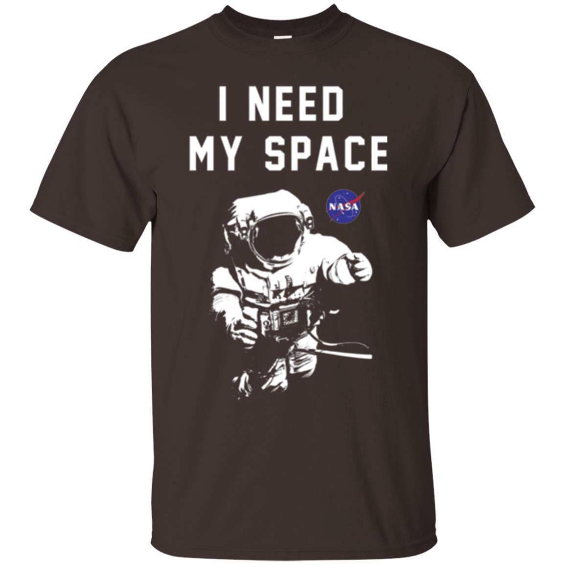 Astronaut T-shirt I Need My Space T-shirt Dark Chocolate