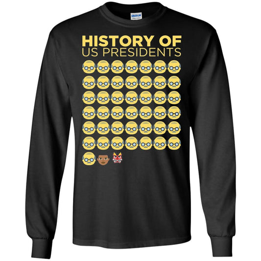 Anti Trump T-shirt History Of Us Presidents Black