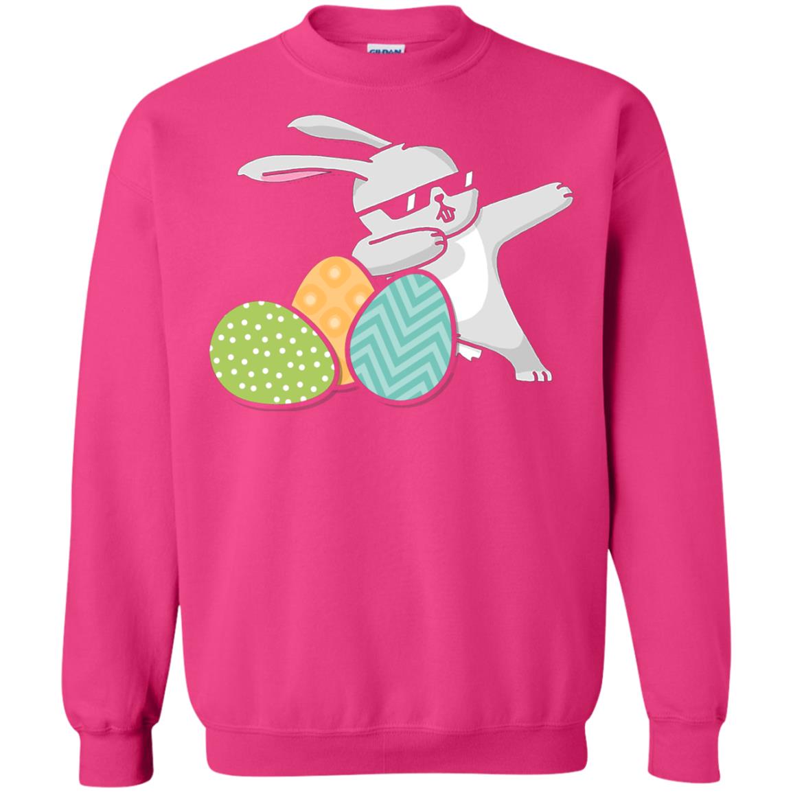 Easter Bunny Dabbing Gift Shirt For Dabbing Lover Heliconia