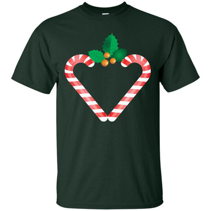 Heart Icon Candy X-mas Gift Shirt Forest