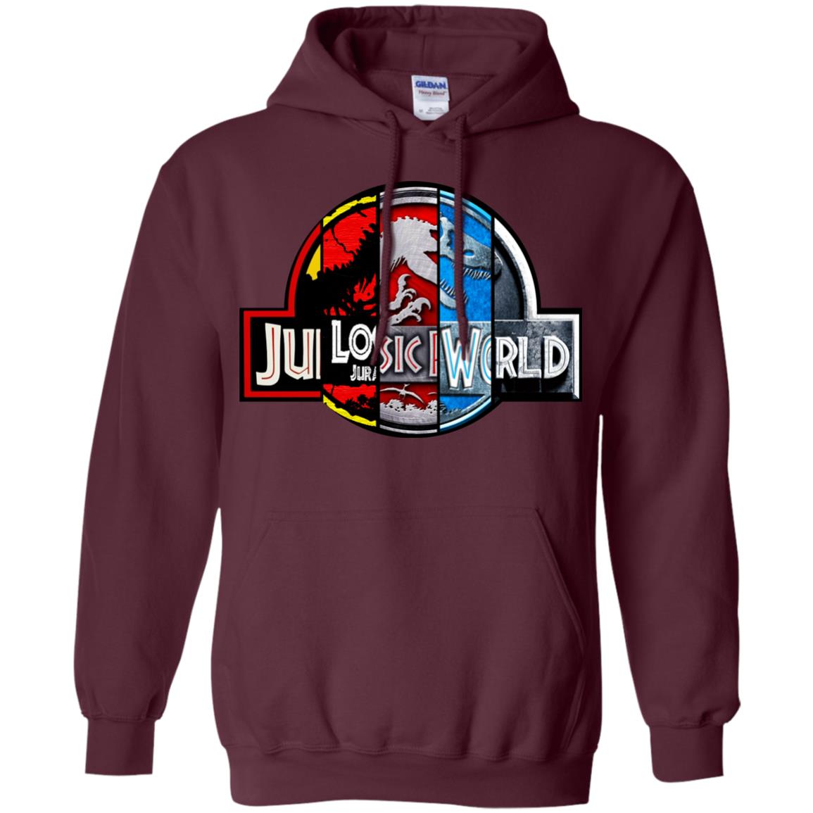 Jurassic World Movie Fan Shirt Maroon