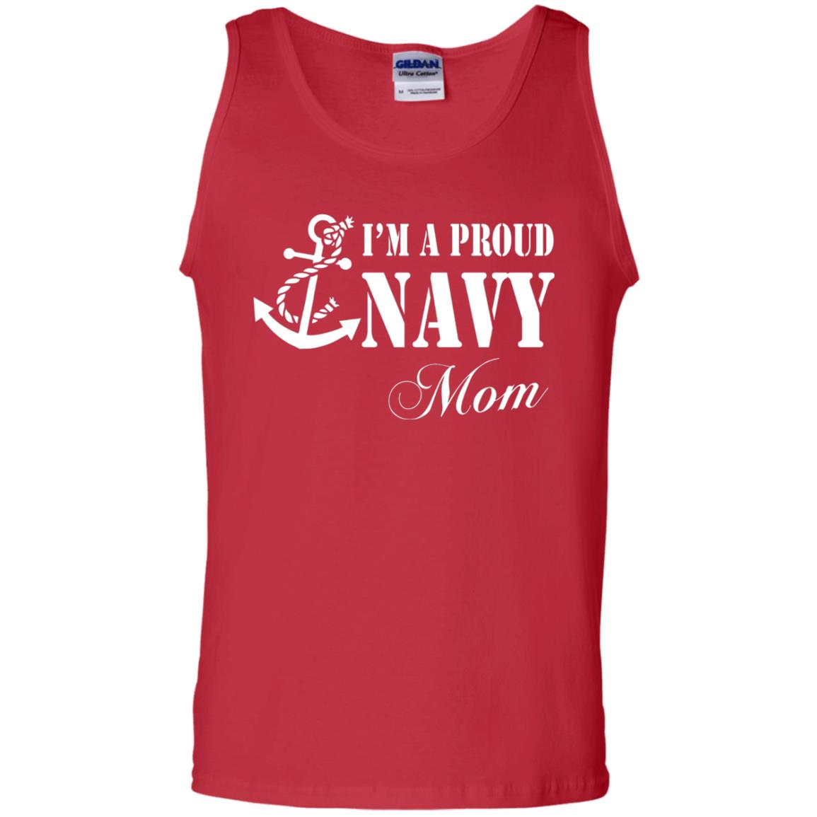 Pride Military Mother Shirt Im A Proud U.s. Navy Mom Red