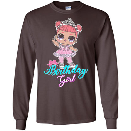 Doll Birthday Girl #squadgoals T-shirt Dark Chocolate