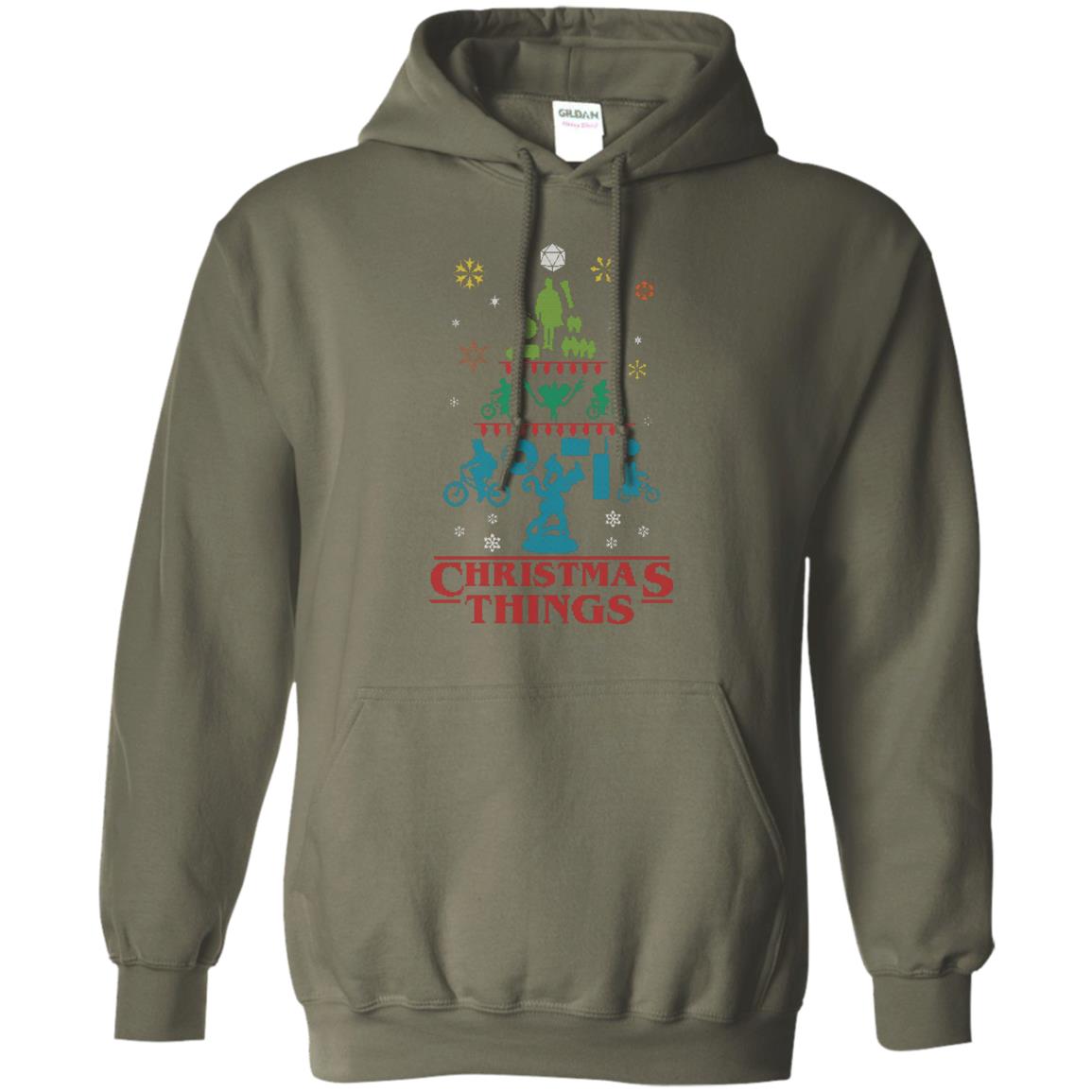 Christmas Things Shirts Military Green