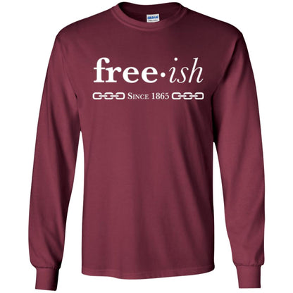 Free-ish Since 1865 Black Pride T-shirt Maroon