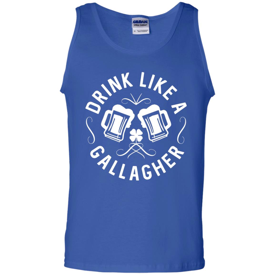 Drink Like A Gallagher Green Irish St. Patty_s T-shirt Royal