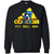 Abadass Pit Bull Mom Mommy Loves Pitbull ShirtG180 Gildan Crewneck Pullover Sweatshirt 8 oz.