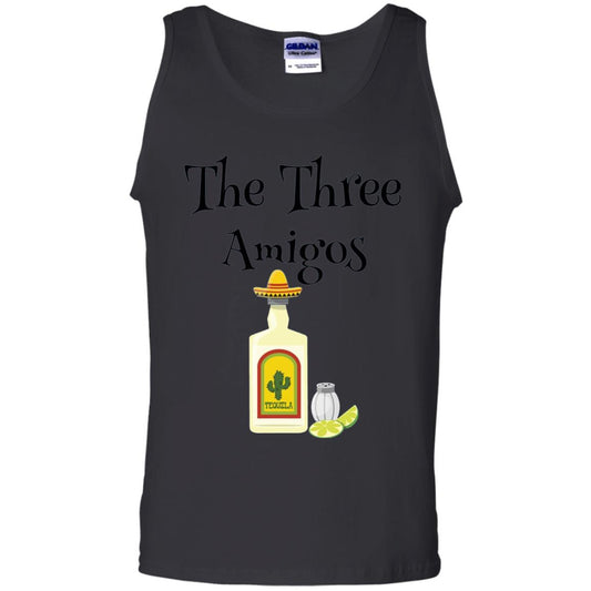 Cooking Lovers T-shirt The Three Amigos Tequila Salt Lime Black