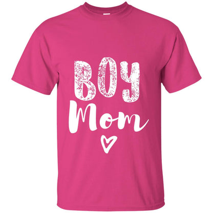 Cute Boy Mom T-shirt Heliconia