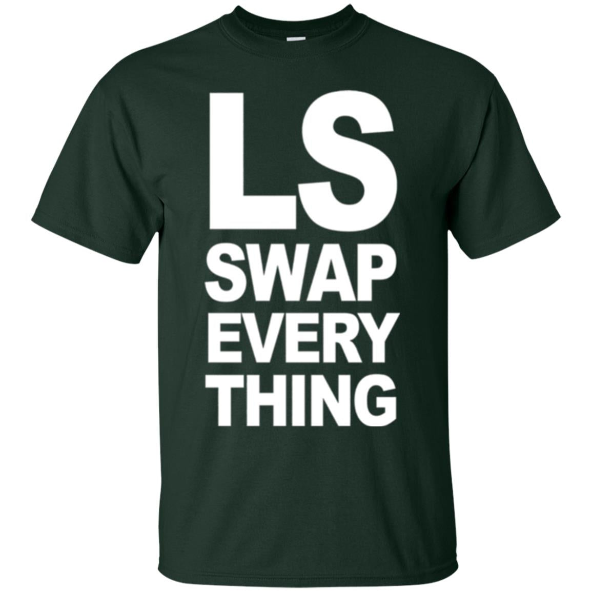 Trucker T-shirt Ls Swap Everything Forest Green