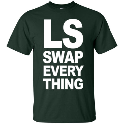 Trucker T-shirt Ls Swap Everything Forest Green