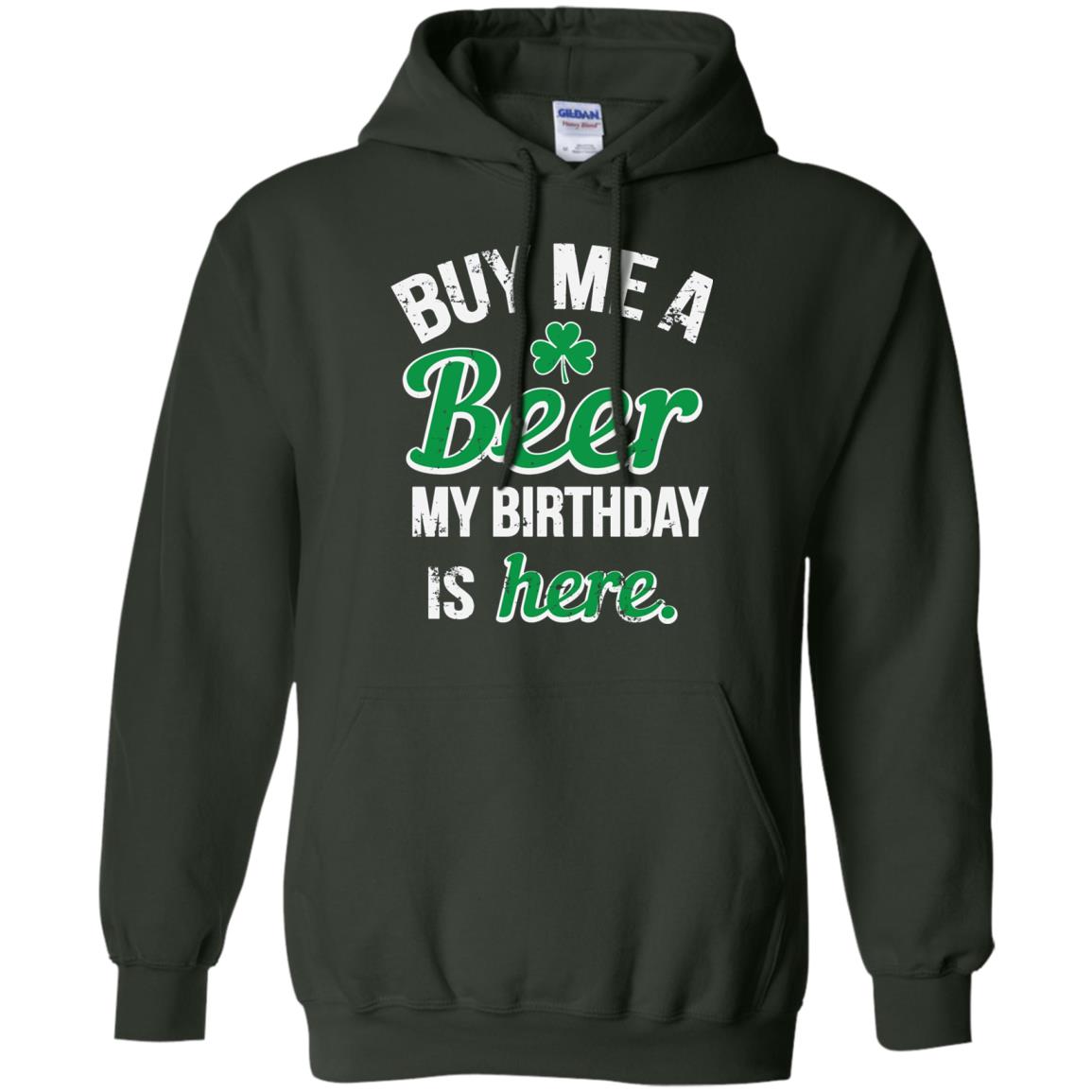 Buy Me A Beer Saint Patricks Day T-shirt Forest Green