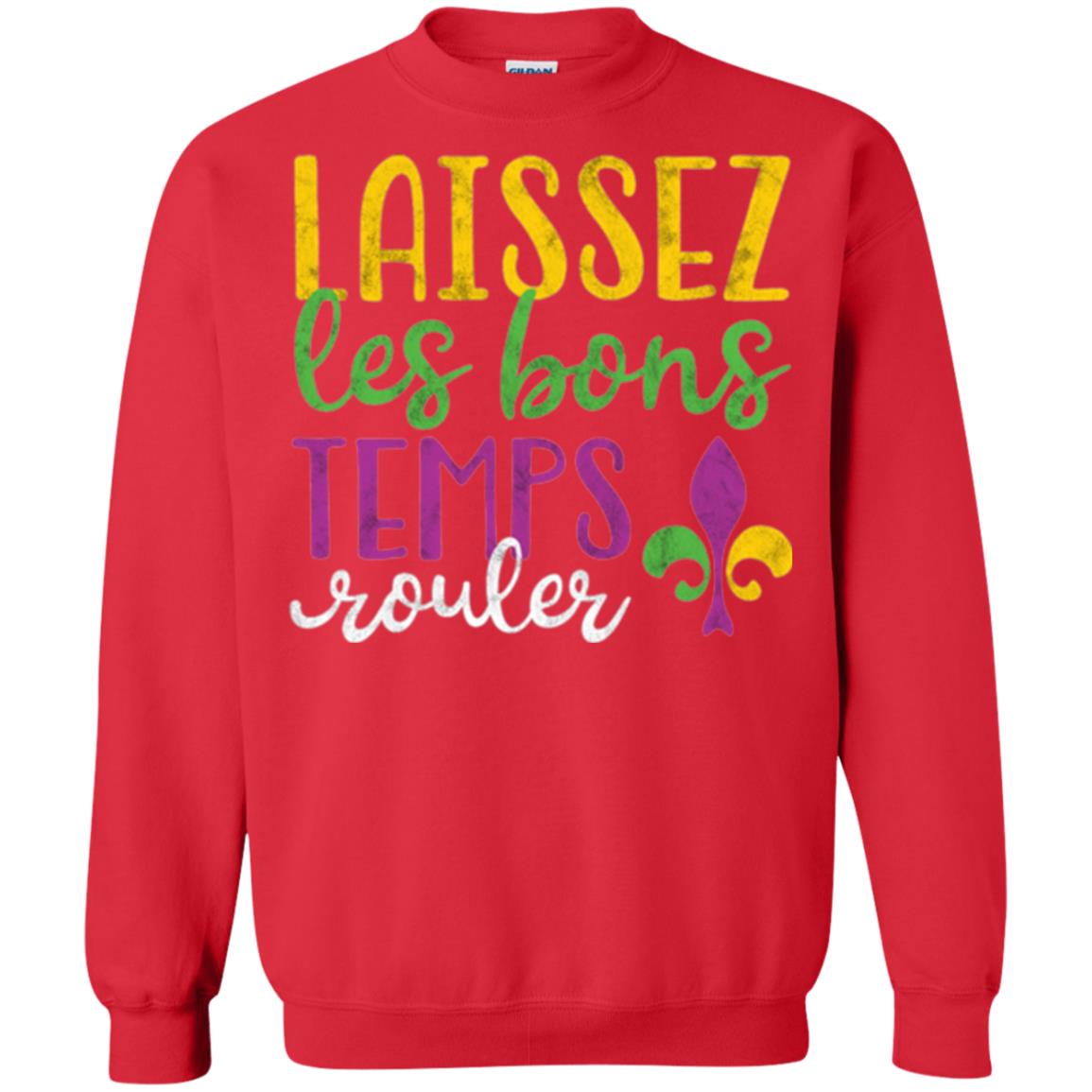 Mardi Gras T-shirt Laissez Les Bons Temps Rouler Red