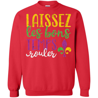Mardi Gras T-shirt Laissez Les Bons Temps Rouler Red