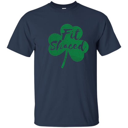 St Patricks Day T-shirt Drinking Fit Shaced Navy