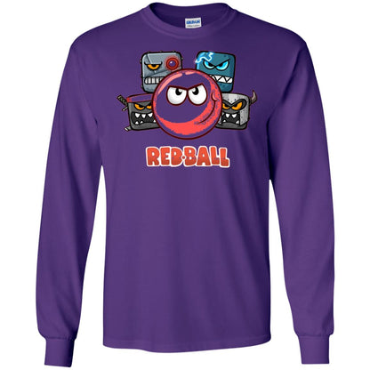 Red Ball 4 The Crew Game Lover T-shirt Purple